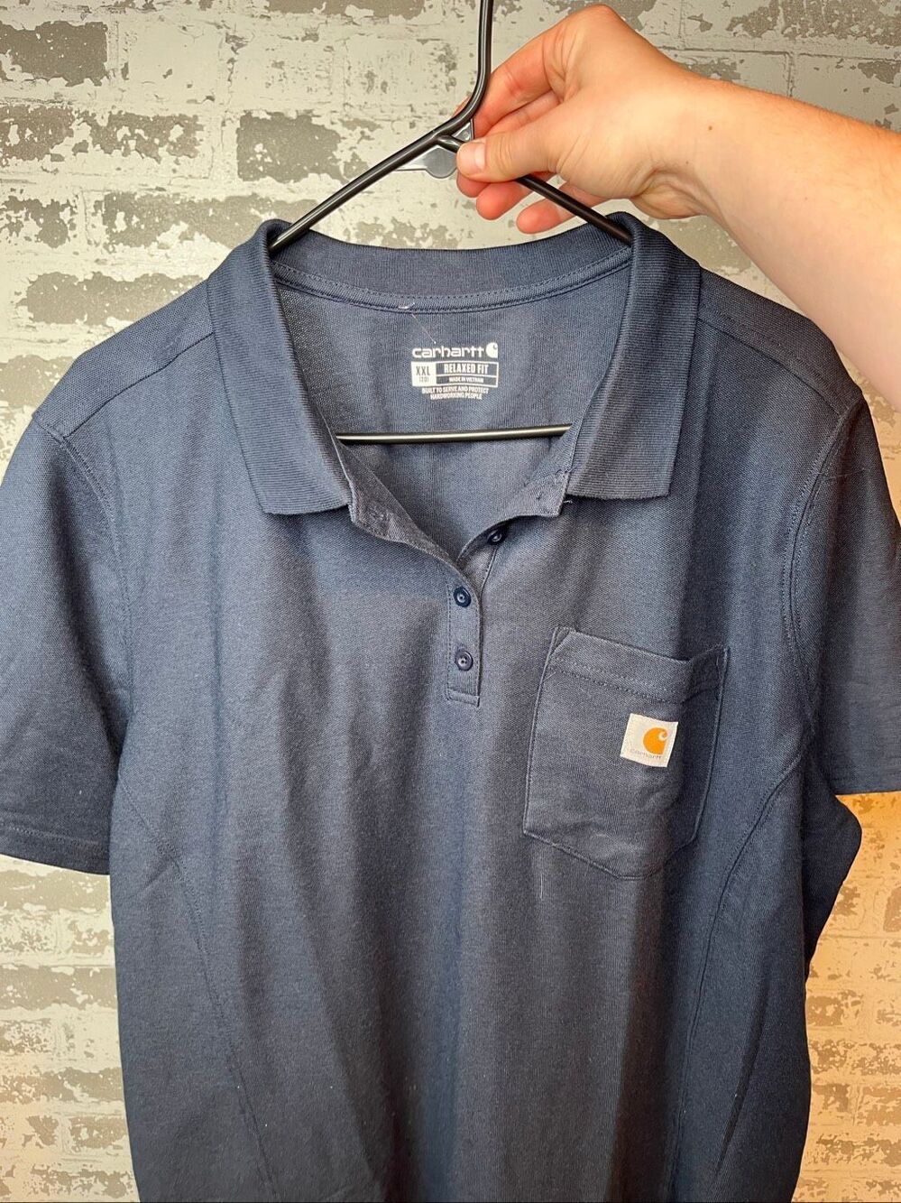 Carhartt | women navy blue polo
